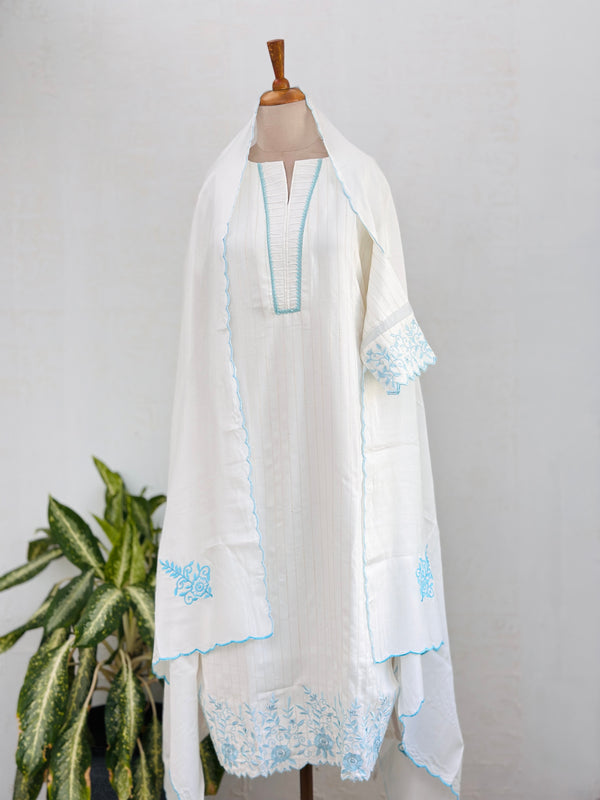 Ready-to-Wear Pure Cotton Kurti Set – Breathable Comfort & Timeless Elegance 🌿