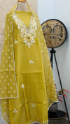 ✨ Jamdhani Cotton Unstitched Partywear Suit ✨