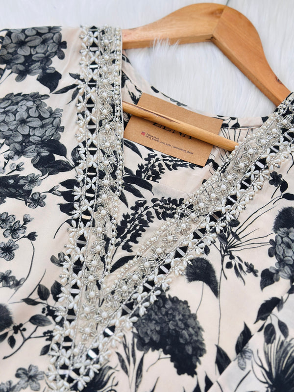 Ready to wear hand work kurti set