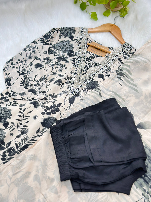 Ready to wear hand work kurti set