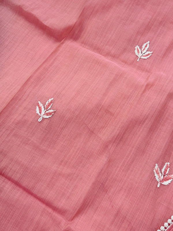 ✨ Jamdhani Cotton Unstitched Partywear Suit ✨