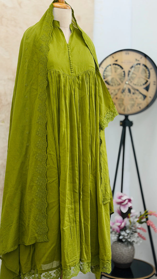 ✨ Pure Mul Cotton Anarkali Set ✨