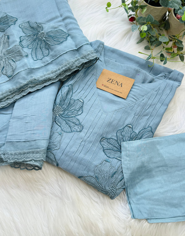 Premium Mul Chanderi Anarkali – Timeless Elegance in Every Flare