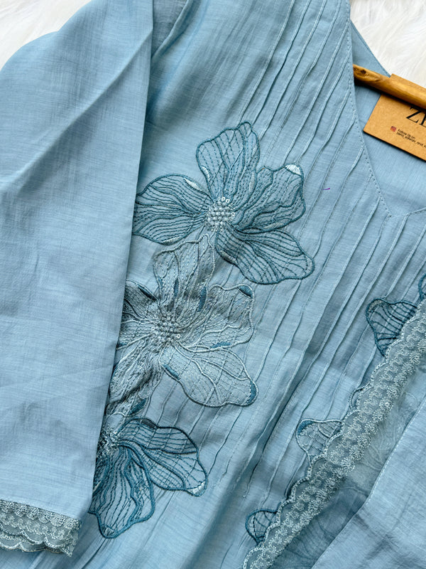 Premium Mul Chanderi Anarkali – Timeless Elegance in Every Flare