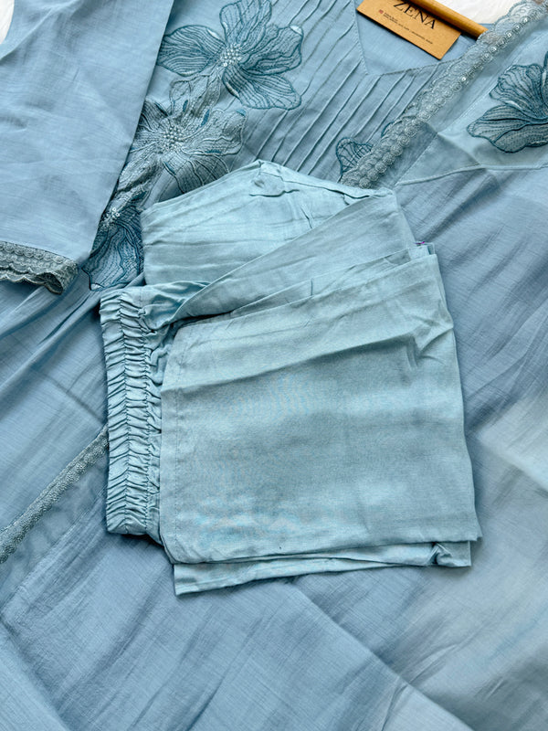 Premium Mul Chanderi Anarkali – Timeless Elegance in Every Flare