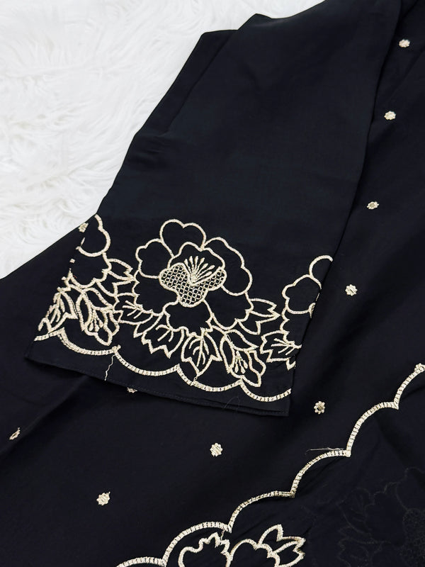 ✨ Roman Silk Embroidered Party Wear Kurti Set ✨