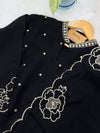 ✨ Roman Silk Embroidered Party Wear Kurti Set ✨