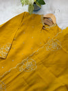 ✨ Roman Silk Embroidered Party Wear Kurti Set ✨
