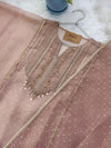 ✨ Tissue Silk Unstitched Partywear Suit ✨