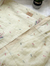 🌼✨ Onam Arrival | Linen Hand-Detailed Unstitched Suit ✨🌼
