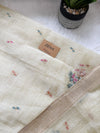🌼✨ Onam Arrival | Linen Hand-Detailed Unstitched Suit ✨🌼