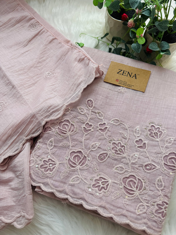 ✨ Premium Mul Chanderi Unstitched Suit ✨