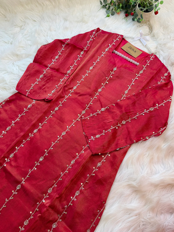 ✨ Tissue Handwork Party Wear Set ✨