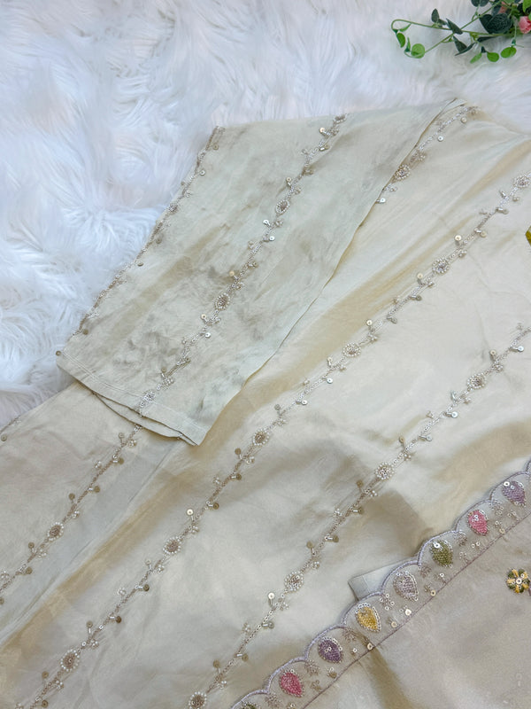 ✨ Tissue Handwork Party Wear Set ✨