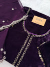 ✨ Velvet Handwork Partywear Kurti Set with Georgette Dupatta ✨