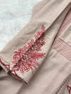 ✨ Kota Doria Embroidered Kurti Set ✨