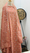 ✨ Malai Chanderi Embroidered Unstitched Suit ✨