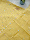 ✨ Malai Chanderi Embroidered Unstitched Suit ✨