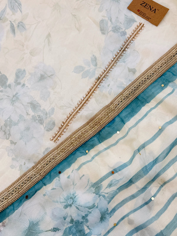 ✨ Crepe Hand-Detailed Unstitched Suit ✨