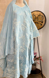 Glass Chanderi Embroidered Anarkali Set ✨