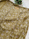 ✨ Pure Crepe Handwork Unstitched Suit ✨