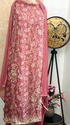 ✨ Pure Crepe Handwork Unstitched Suit ✨