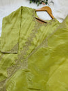 Tissue Silk Handwork Partywear Suit