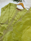 Tissue Silk Handwork Partywear Suit