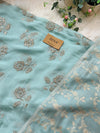 ✨ Premium Tissue Silk Handwork Unstitched Suit ✨