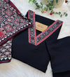 ✨ Glass Chanderi A-Line Kurti Set ✨