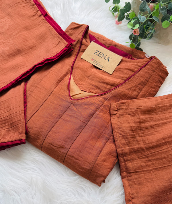 ✨ Imported Crushed Rayon Anarkali Set ✨