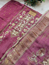 ✨ Pure Crepe Handwork Unstitched Suit ✨