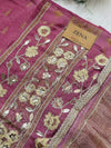 ✨ Pure Crepe Handwork Unstitched Suit ✨