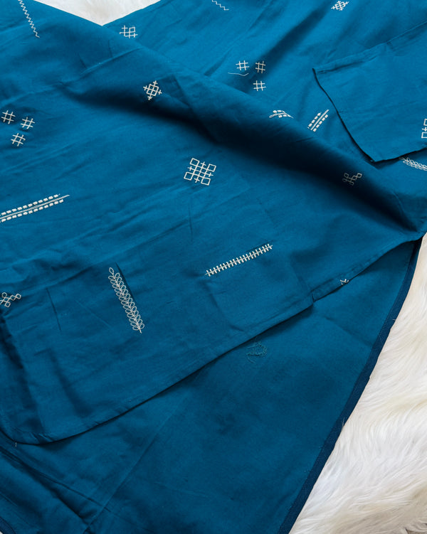 ✨ Pure Cotton A-Line Kurti Set ✨
