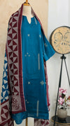 ✨ Pure Cotton A-Line Kurti Set ✨