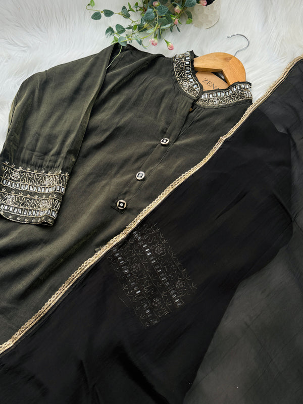 Tissue Silk Party Wear Suit