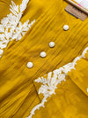 ✨ Mul Chanderi Embroidered Anarkali Set ✨