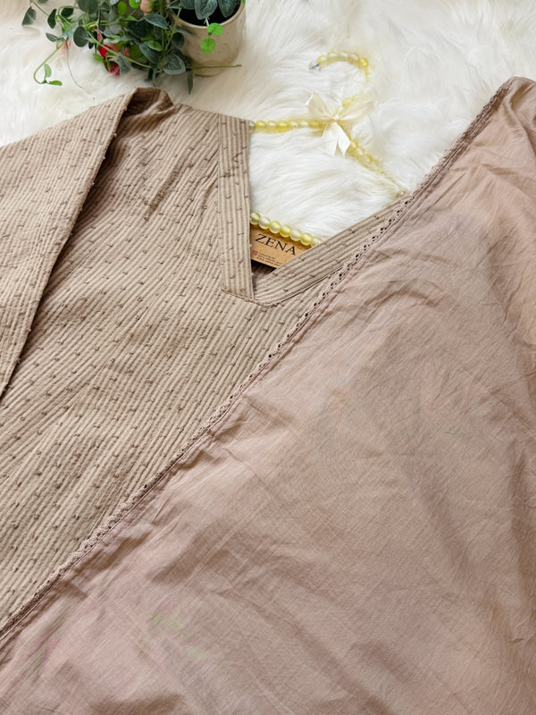 Premium Mul Cotton A-Line Kurti Set – Elegant Ethnic Wear