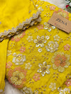 ✨ Premium Cosmo Tissue Silk Handwork Unstitched Suit ✨