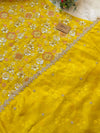 ✨ Premium Cosmo Tissue Silk Handwork Unstitched Suit ✨