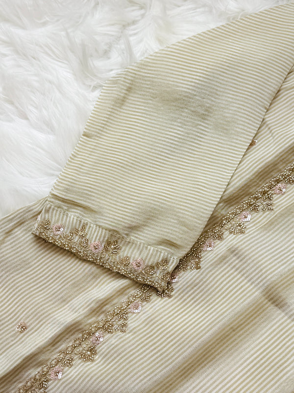 ✨ Tissue Silk Handwork Party Wear Suit ✨