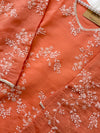 ✨ Glass Chanderi Embroidered A-Line Kurti Set ✨