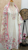 ✨ Linen Cotton Kurti Set ✨