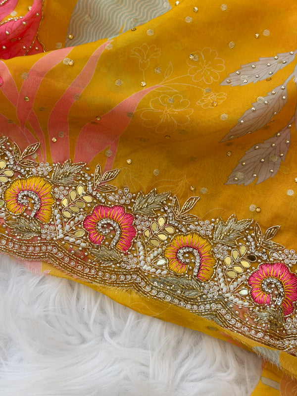 ✨ Viscose Organza Unstitched Suit ✨