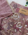 ✨ Pure Crepe Handwork Unstitched Suit ✨