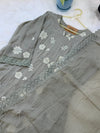 ✨ Mul Chanderi Embroidered Kurti Set ✨