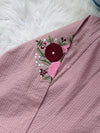 ✨ Pure Cotton Embroidered A-Line Kurti Set ✨