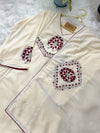 ✨ Imported Crushed Ready-to-Wear Embroidered Anarkali Set ✨