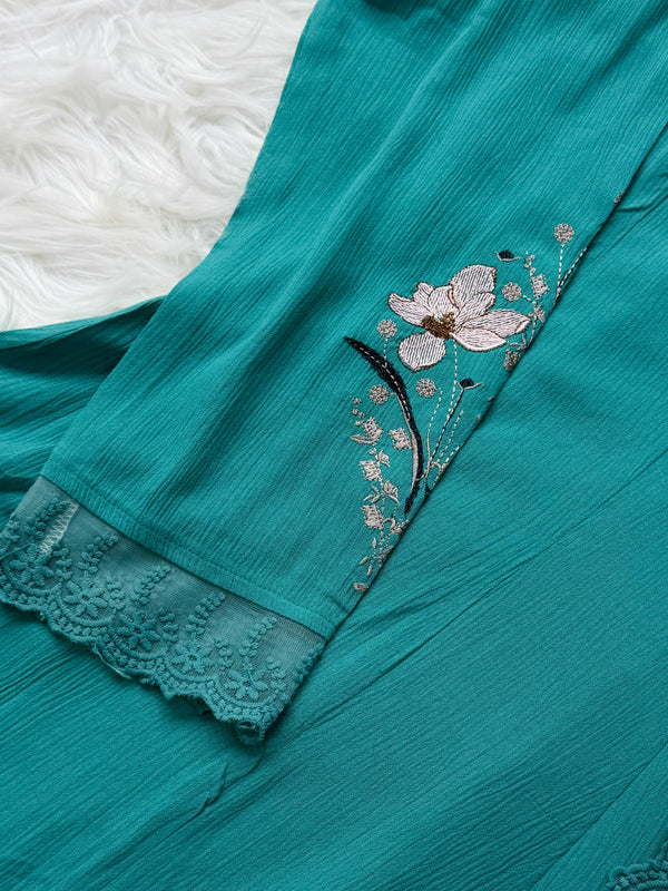 Ready-to-Wear Premium Crushed Rayon Anarkali Suit 💃