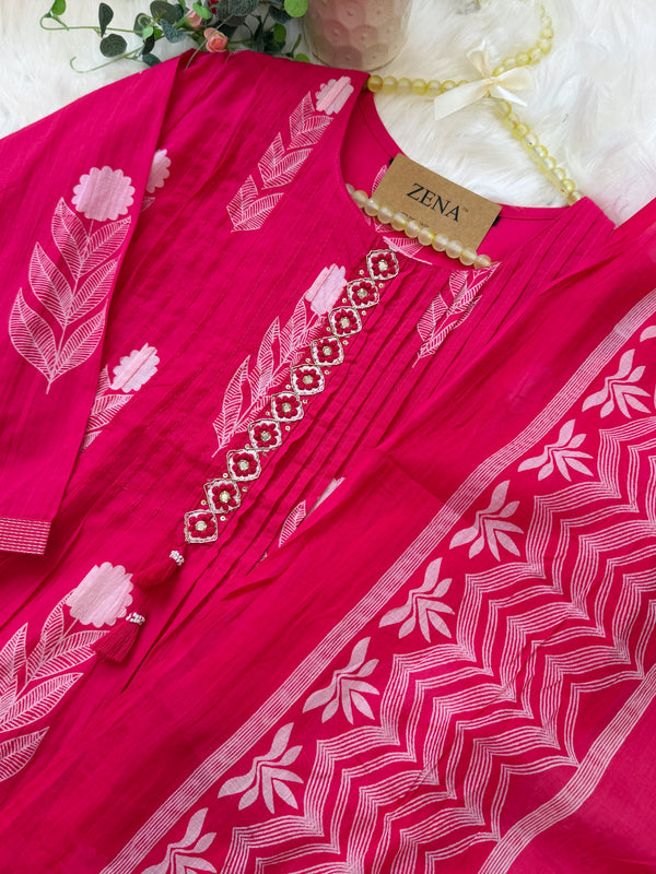 ✨ Pure Cotton Anarkali Set ✨